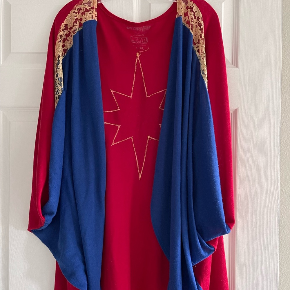 We Love Fine “vintage” captain marvel duster